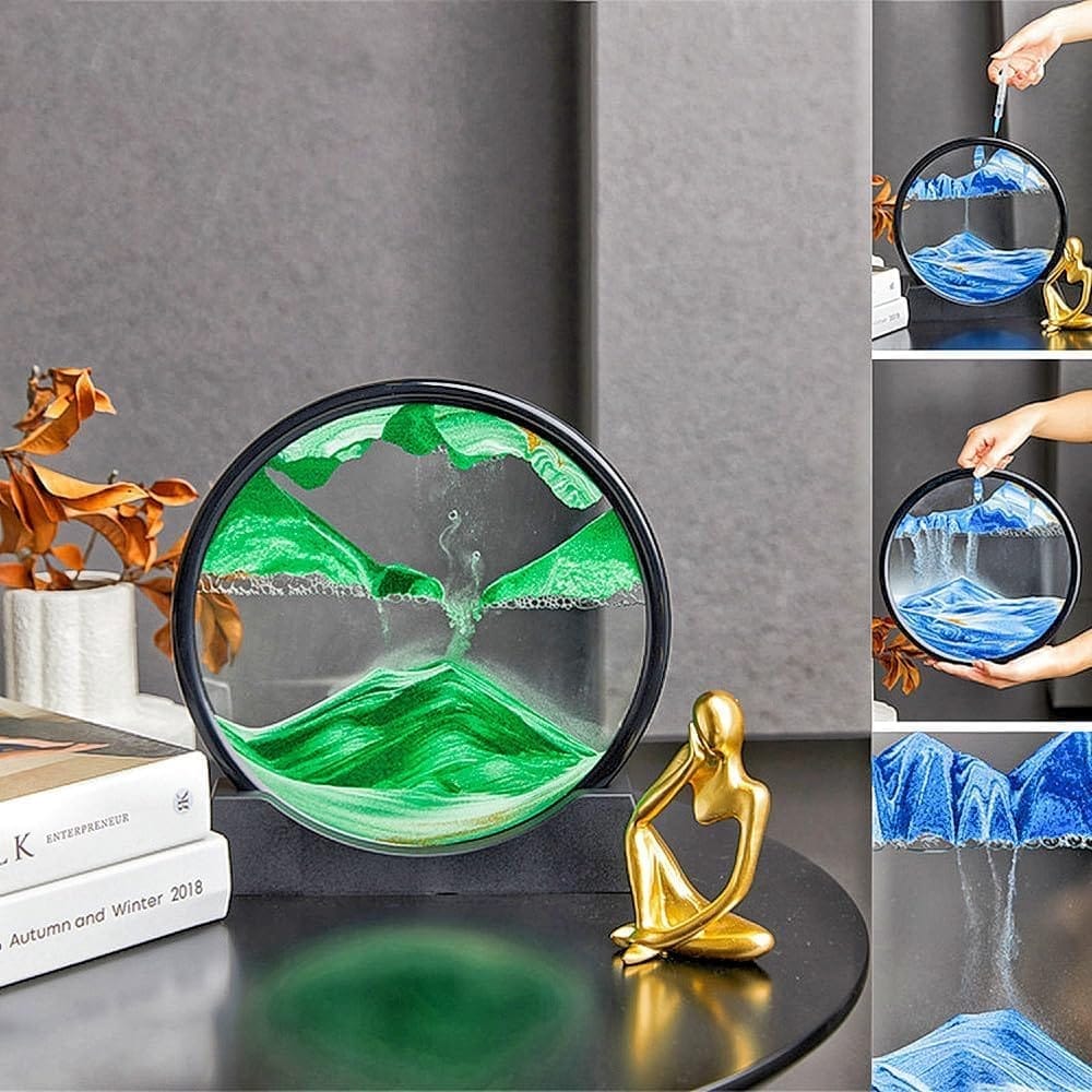 3D Moving Deep Sea Sand Art - Relaxing Figurine