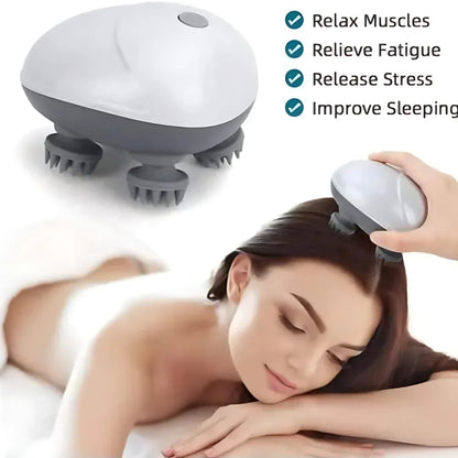 Portable Head Massager for Hair Growth Deep Clean and Stress Relax